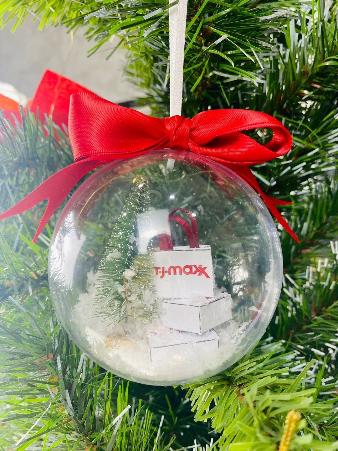 Tj Maxx Christmas Ornament Tj Maxx Ornament Tj Maxx Gift Etsy