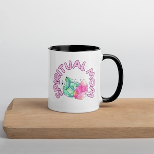 SpiritualMom Tasse, Selbstliebe, Herzchakra, Heilsteine, Achtsamkeit, Rosenquarz, Aventurin, spirituelle Mama, Ritual, innere Stärke,Balance