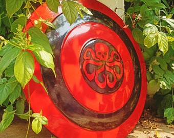 Hydra Shield: 22&quot; Handmade Metal & Leather Replica Prop