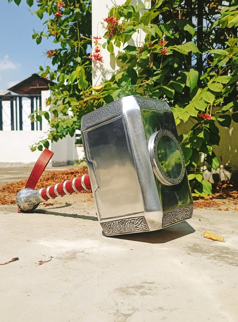 Mjolnir Thor's Hammer Metal Replica 11 Screen Accurate Etsy