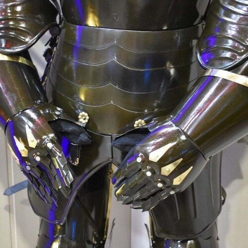 Medieval Knight Black Armor ~ Combat Full Body Halloween Armor shops ~ Knight Armor ~ Halloween Gift ~ Christmas Gift