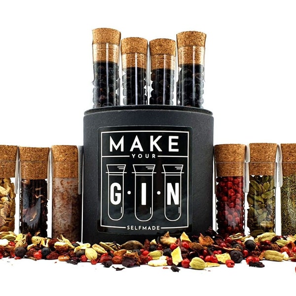 Make your Gin Botanicals Box 12 Gin Botanicals Natürliche Gin-Tonic Gewürze