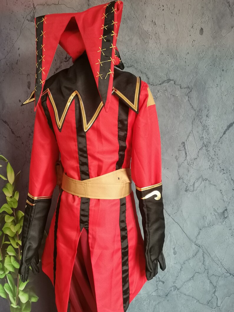 Inspired Cicero Costume Cicero Cosplay Costume Red Outfits Etsy