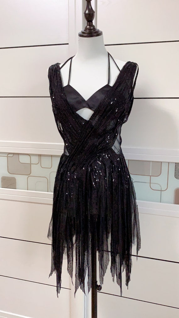 Inspired Renee Roxie Hart Costume Black Dress