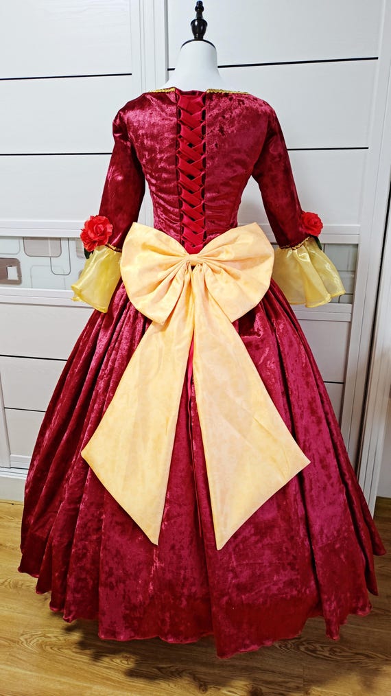 ベルのホリデードレス、ベルのクリスマスコスプレ衣装 - Etsy 日本