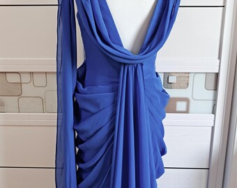 Inspired Gal Blue Dress Wonder Woman Gadot Cosplay Costume