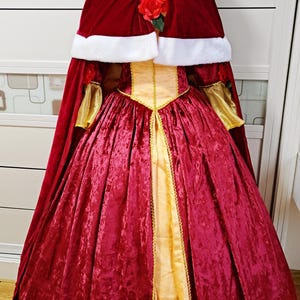 Princess Belle Christmas Dress - Etsy Princess Belle Christmas Dress - Etsy