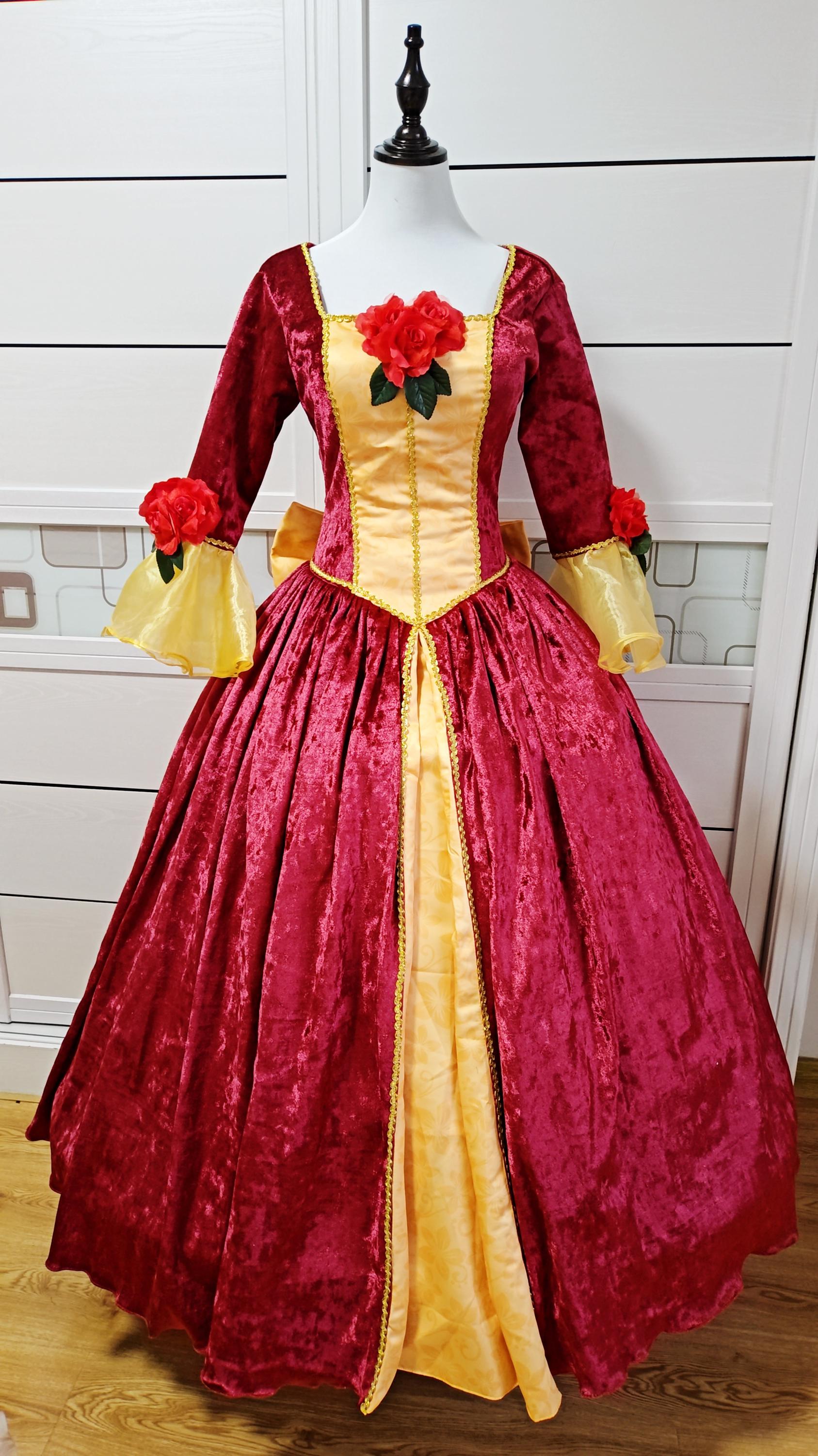 ベルのホリデードレス、ベルのクリスマスコスプレ衣装 - Etsy 日本