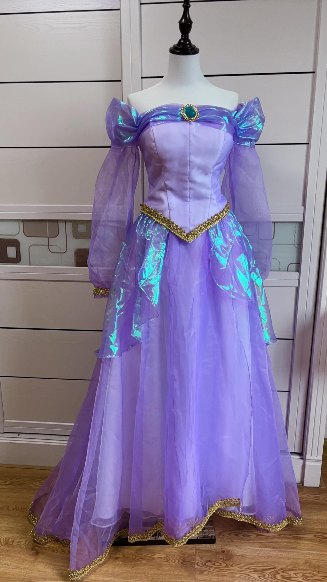 Inspired New Purple Princess Jasmine Dress Jasmine Cosplay Costume Inspired New Purple Princess Jasmine Dress Jasmine Cosplay Costume
