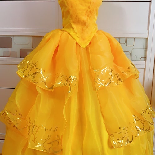 Inspired Belle Dress Belle Cosplay Costume 2017 Moive Beauty and