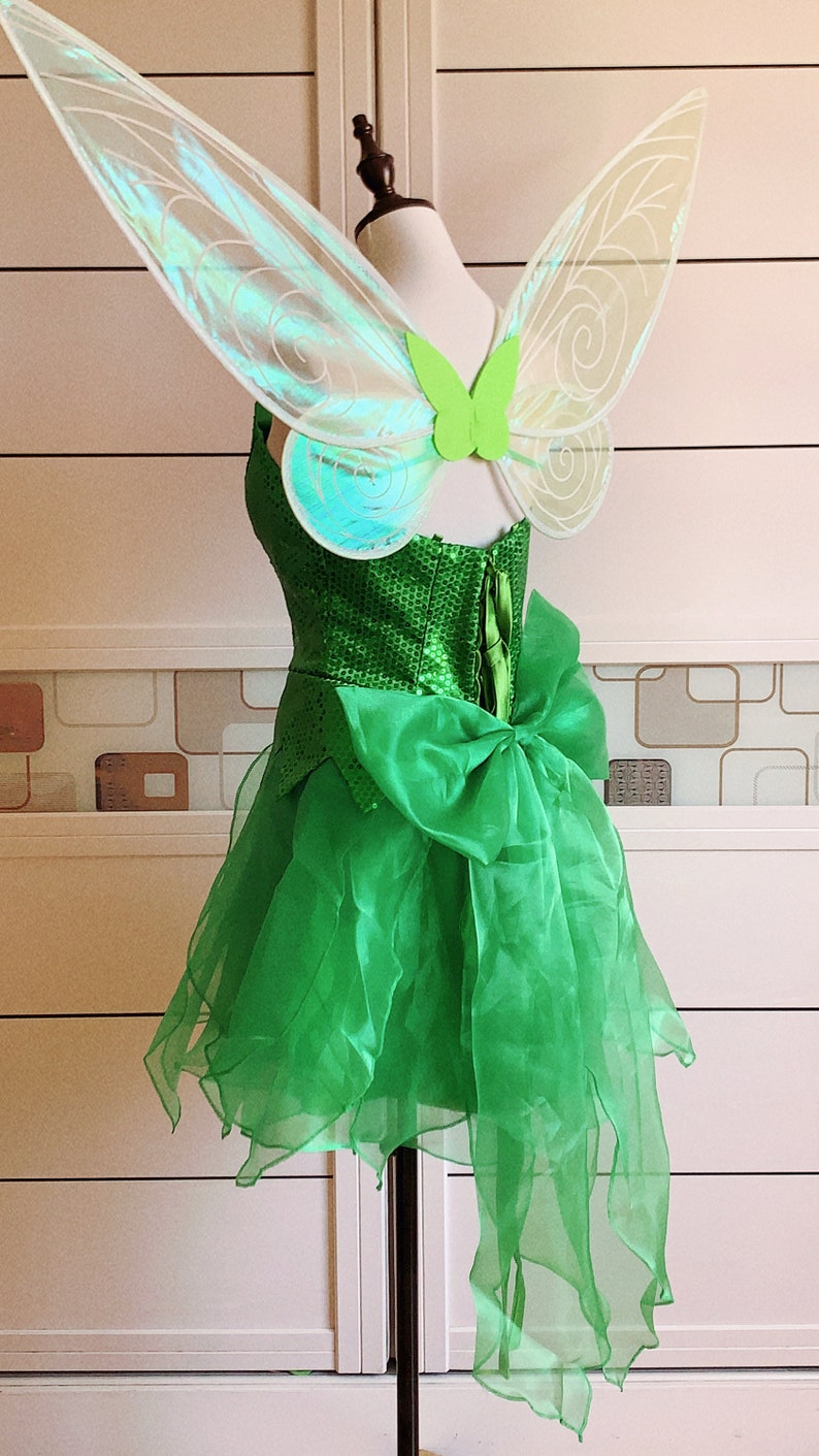 Tinkerbell Cosplay Costume Tinker Bell Costume With Wings Etsy