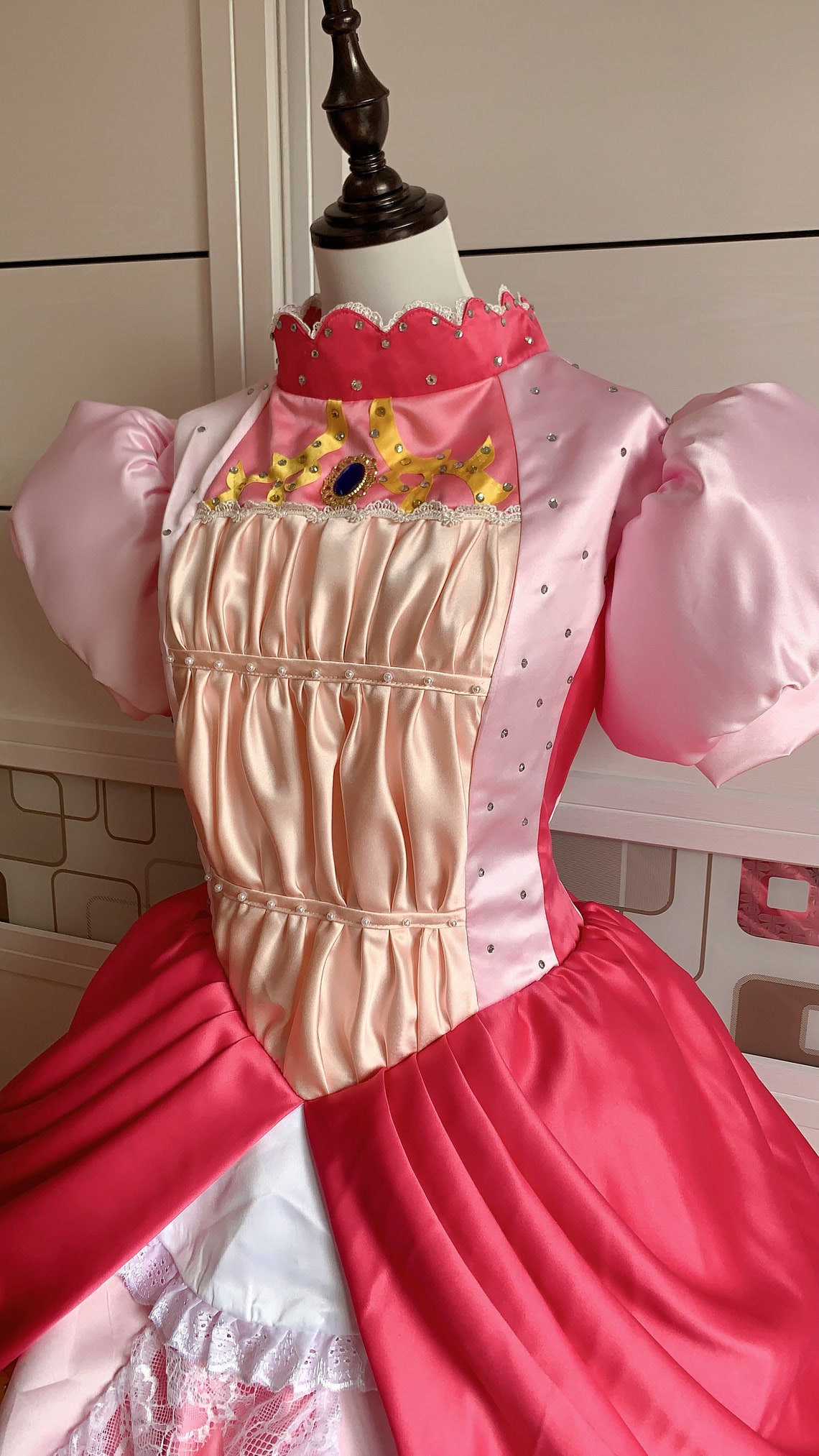 inspired-princess-peach-dress-cosplay-costume-etsy
