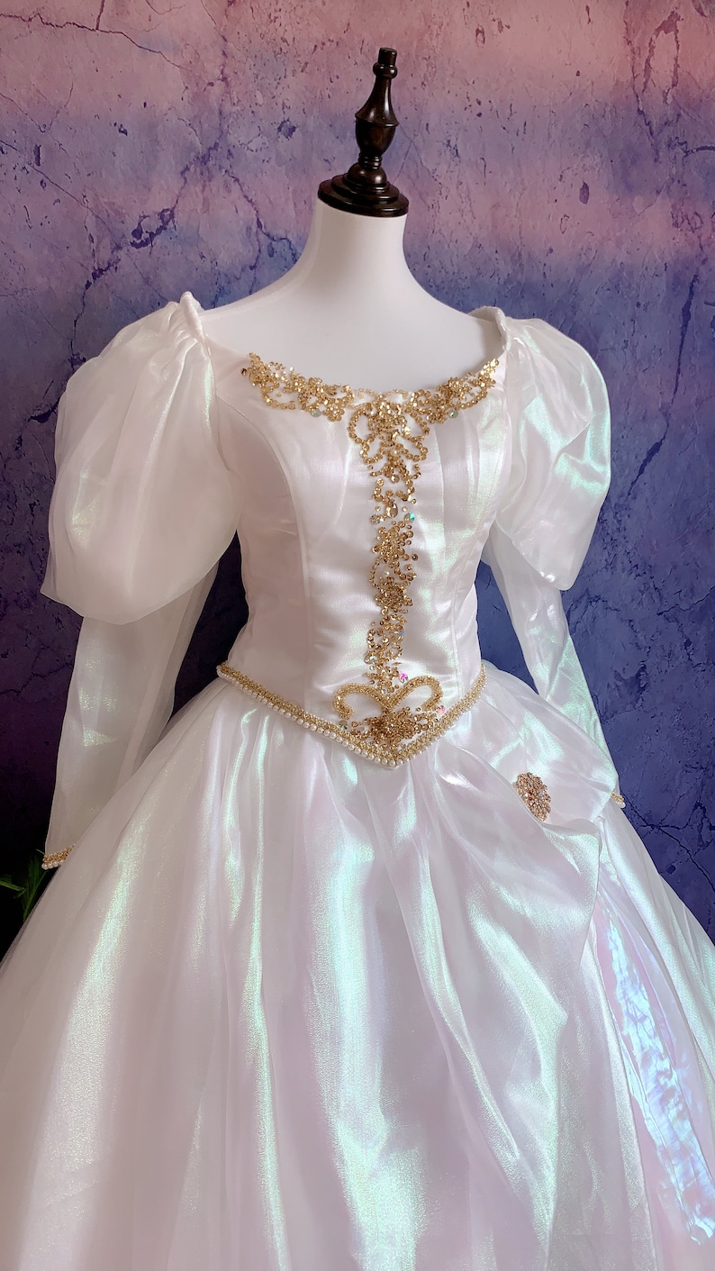 Inspired Labyrinth Sarah Cosplay Costume, Labyrinth Sarah Williams Dress image 8