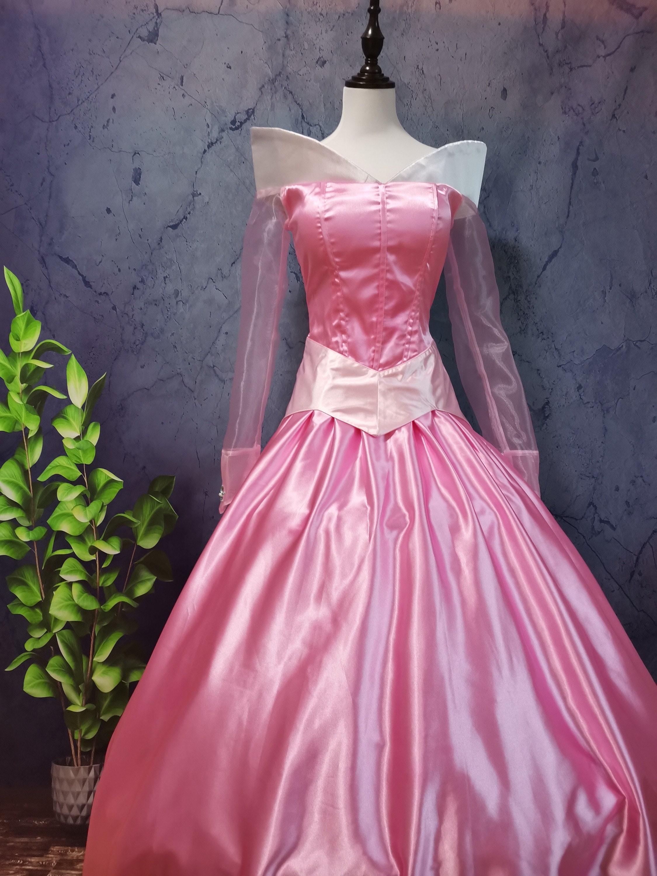 aurora pink dress
