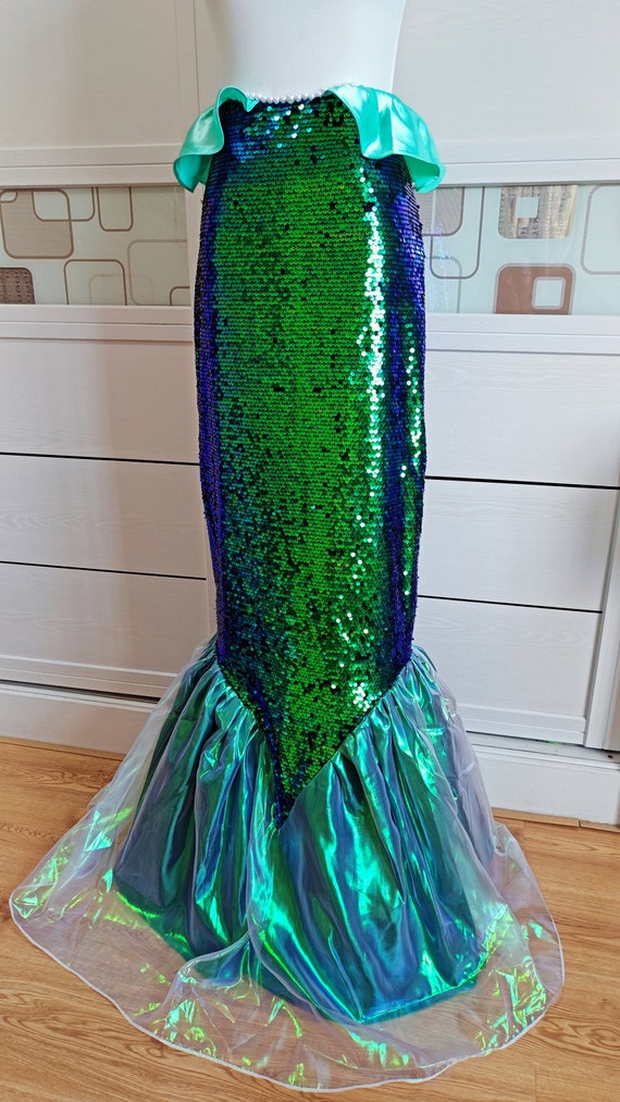 Inspired Little Mermaid Ariel Tail Costume Mermaid Ariel Skirt Cosplay Costume