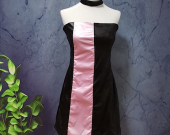Inpired Mean Girls Cady Black Pink Dress Cosplay Costume