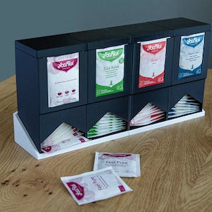 Tea bag dispenser set - x4 with display