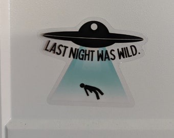 Alien Abduction Sticker