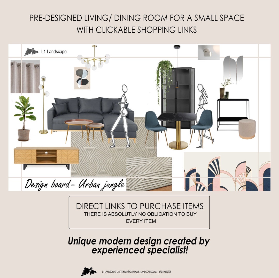 Affordable Interior Design: Click-to-buy Mood Boardi Home & Living ...
