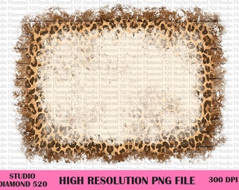 Fall Leopard Wood Background Png, Wooden Western Cheetah Bleach Overlay Backsplash Png, Wood Leopard Sublimation, Instant Download