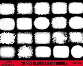 Paquete PNG con efecto de lejía, efecto de salpicadura de lejía, maqueta de camiseta desteñida, superposición de lejía, aerosol de lejía, descarga instantánea