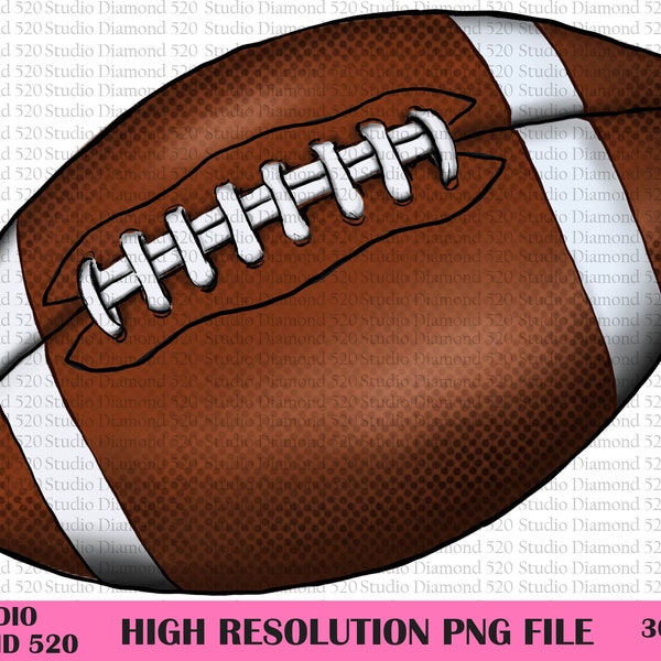 American Football Ball Png, Sportbälle Png, American Football Sublimation Png, Football Saison Png, Ball Clipart, Sofort Download
