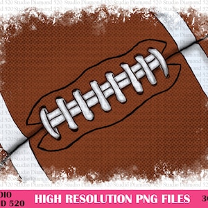 American Football Background PNG, Distressed Basic Football Backdrop Sublimation, Sports Background Clipart, Instant Download