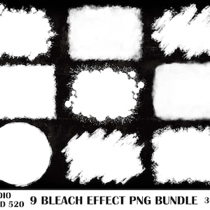 Bleach Effect Bundle Png, Bleach Splash Effect Background Png, White Bleach Backsplash Png, Bleach Overlay Png, Instant Download