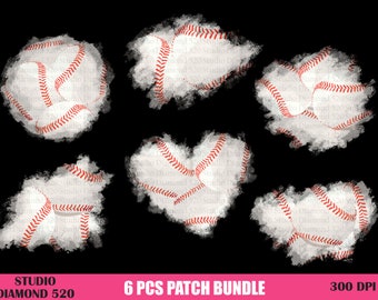 Baseball Patch Bundle Png, Baseball Patches Png, Distressed Sport Patches Png, Sports Splash Png, Baseball Sublimation, Instant Download