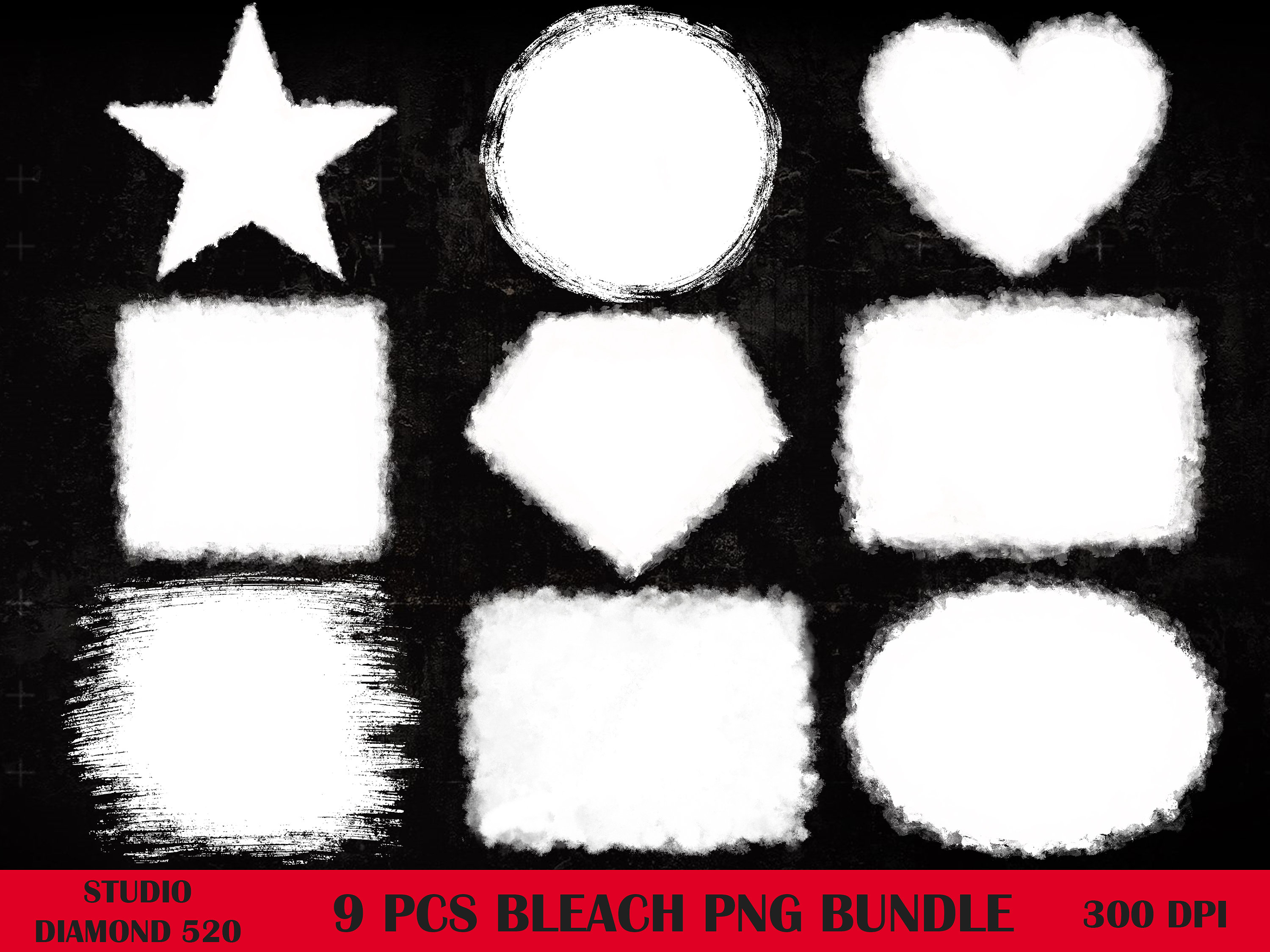 Bleach Effect Png, Distressed White Splash Overlay Png, Bleached ...