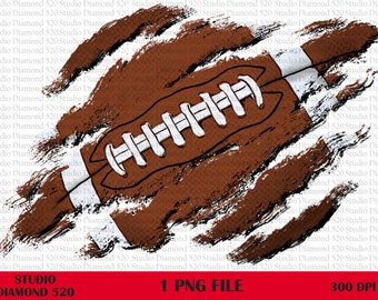 American Football Claw Mark Distressed Patch Png, Sport Ripped Stratch Mark Png, American Football Splash Sublimation, Instant Download