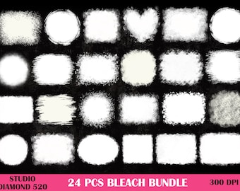 Paquete PNG con efecto de lejía, efecto de salpicadura de lejía, maqueta de camiseta desteñida, superposición de lejía, aerosol de lejía, descarga instantánea