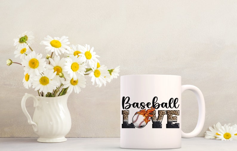 Flaming Baseball Love Png, Fire Leopard Black Glitter Baseball Png, Fireball Baseball Png, Sport Love Png, Baseball Png, Instant Download image 3