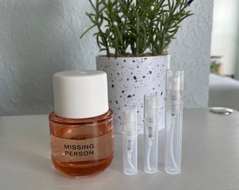 Phlur Missing Person 2/3/5ml Eau De Parfum Sample