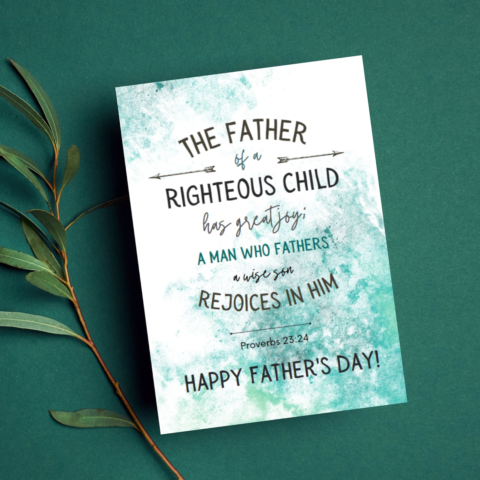 Scripture Father's Day Cards, Printable Father's Day Cards, Christian ...