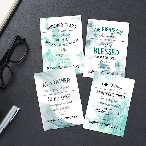 Printable Religious Fathers Day Card - Etsy