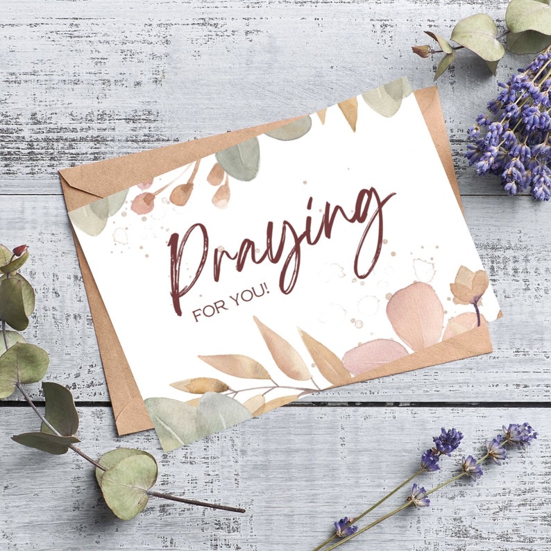 Printable Prayer Cards Set of 4 Praying for You Cards - Etsy