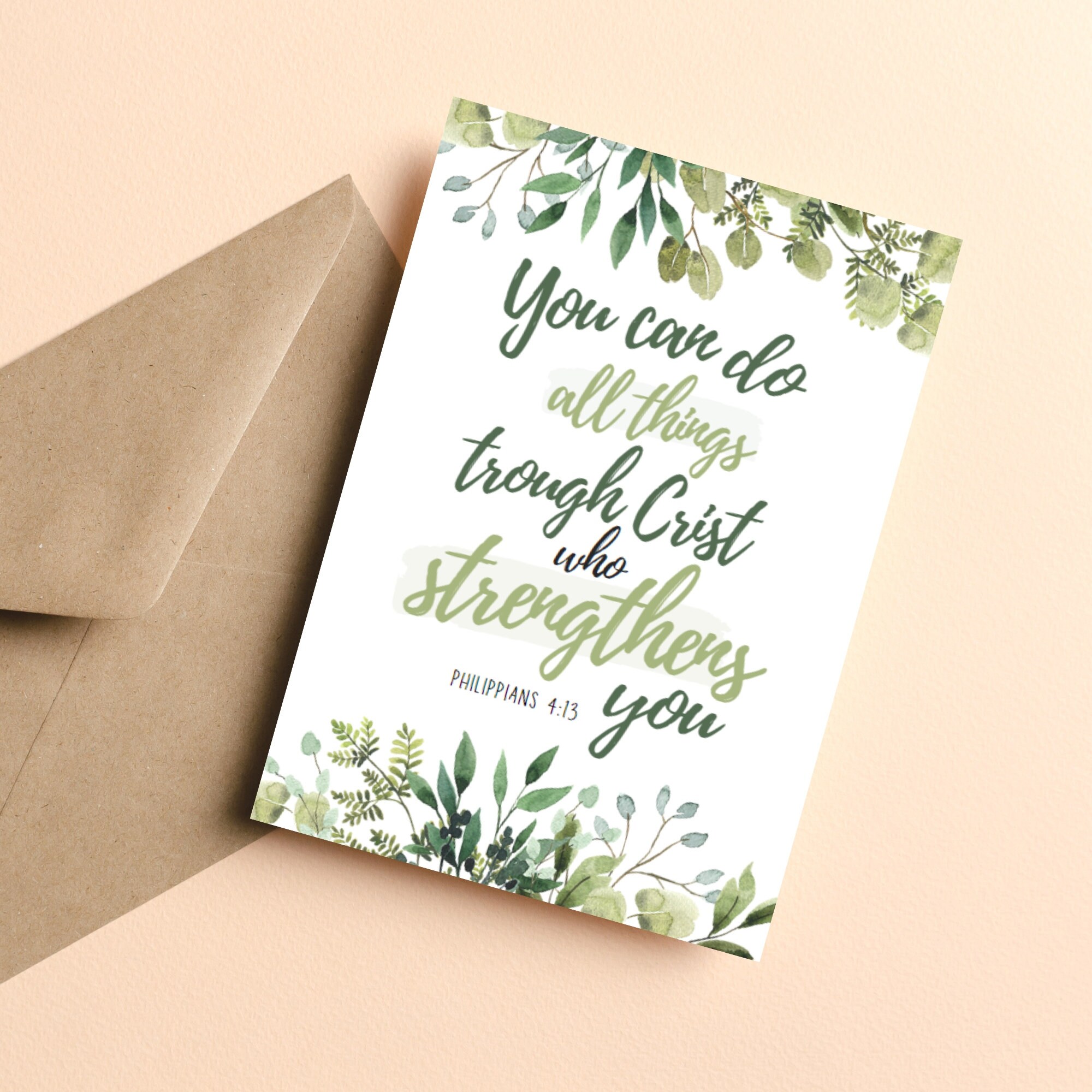 Set of 4 Printable Scripture Greeting Cards Happy Birthday - Etsy