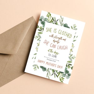 Scripture Mothers Day Cards, Printable Mother's Day Cards, Christian ...