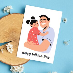 Biglietto di auguri per la festa del papà stampabile, biglietto di auguri divertente piegato per la festa del papà per papà, stampa il tuo biglietto di auguri per il papà, per il nonno, download PDF immediato