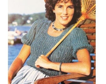 Summer Sweater Crochet Pattern (PDF Download)