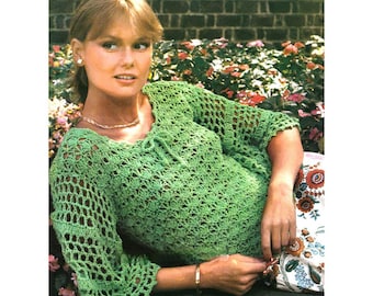 Crochet Halter Top Pattern: Shell Lace Design (PDF Download)