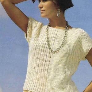 Modèle de pull à tricoter, ensemble de 3 pulls à tricoter pour femmes, modèle de pull pour femmes, pdf