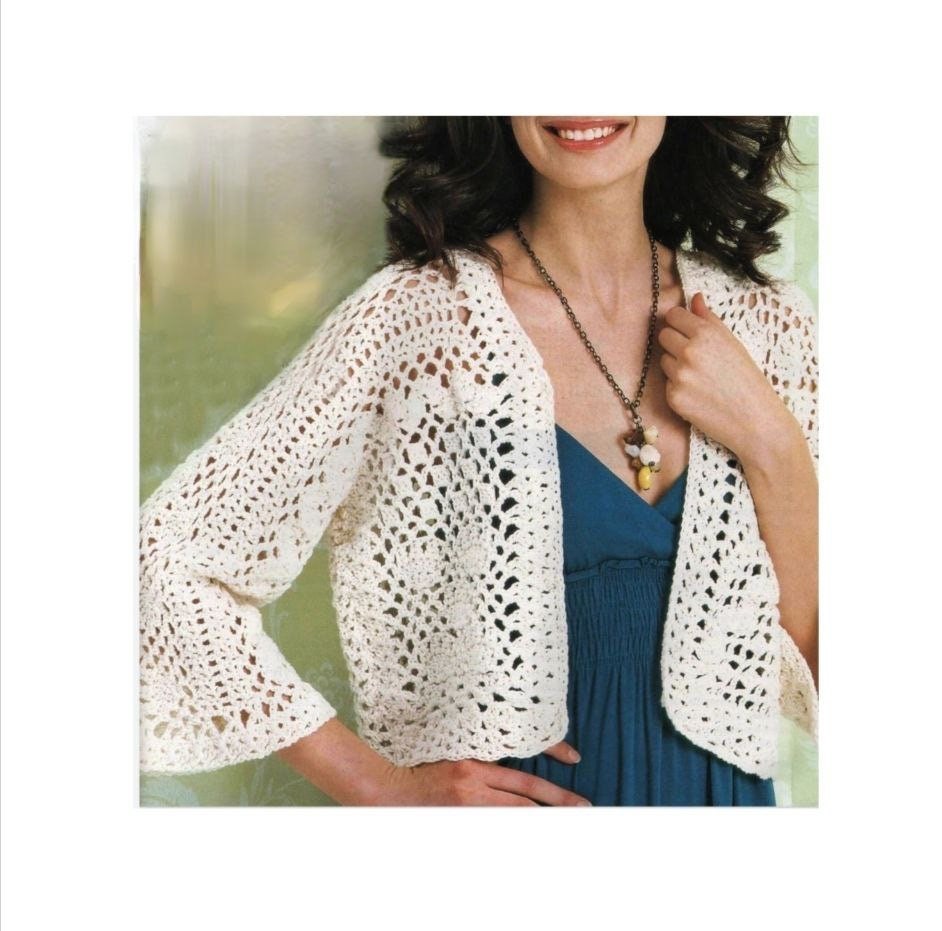 Kyzoeyou Boléro Ouvert En Dentelle Pour Femme - Manches 3/4