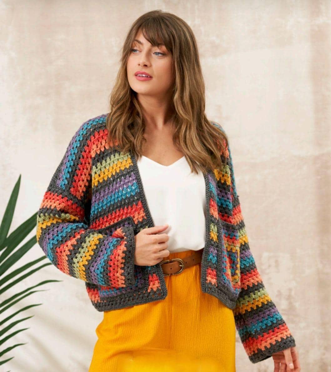 Cardigan Crochet Pattern, Granny Stitch Cardigan Crochet Cardigan Crochet Pattern, Granny Stitch Cardigan Crochet