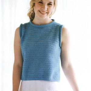 Einfaches Häkel-Sommertop-Muster (PDF Download)