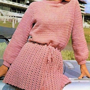 Dress Crochet Pattern Womens Pretty Blouse