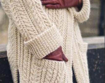 Women's Knit Cardigan Pattern (PDF Download)