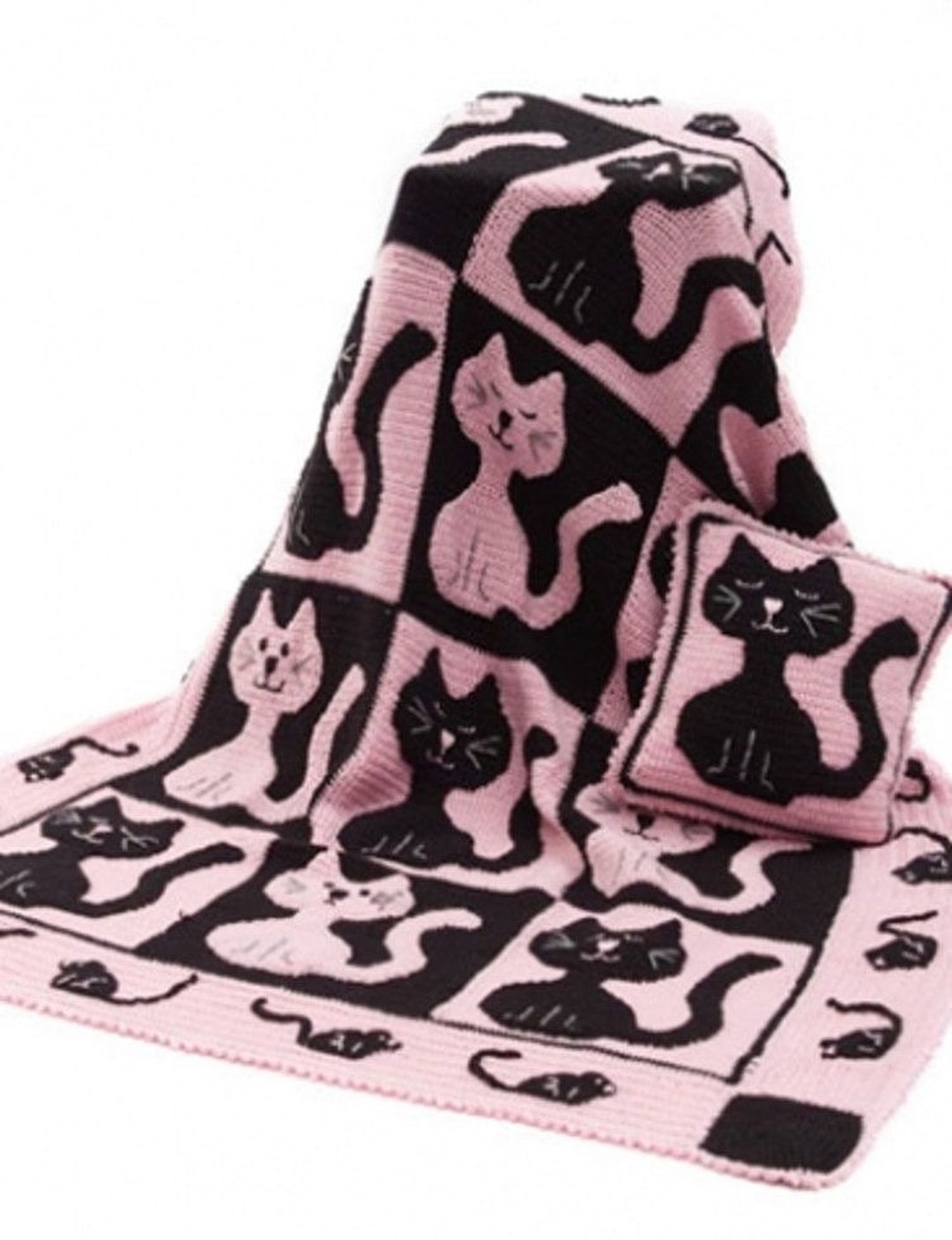 Cat Blanket Crochet Pattern Cat Crochet Blanket Baby Crochet Blanket