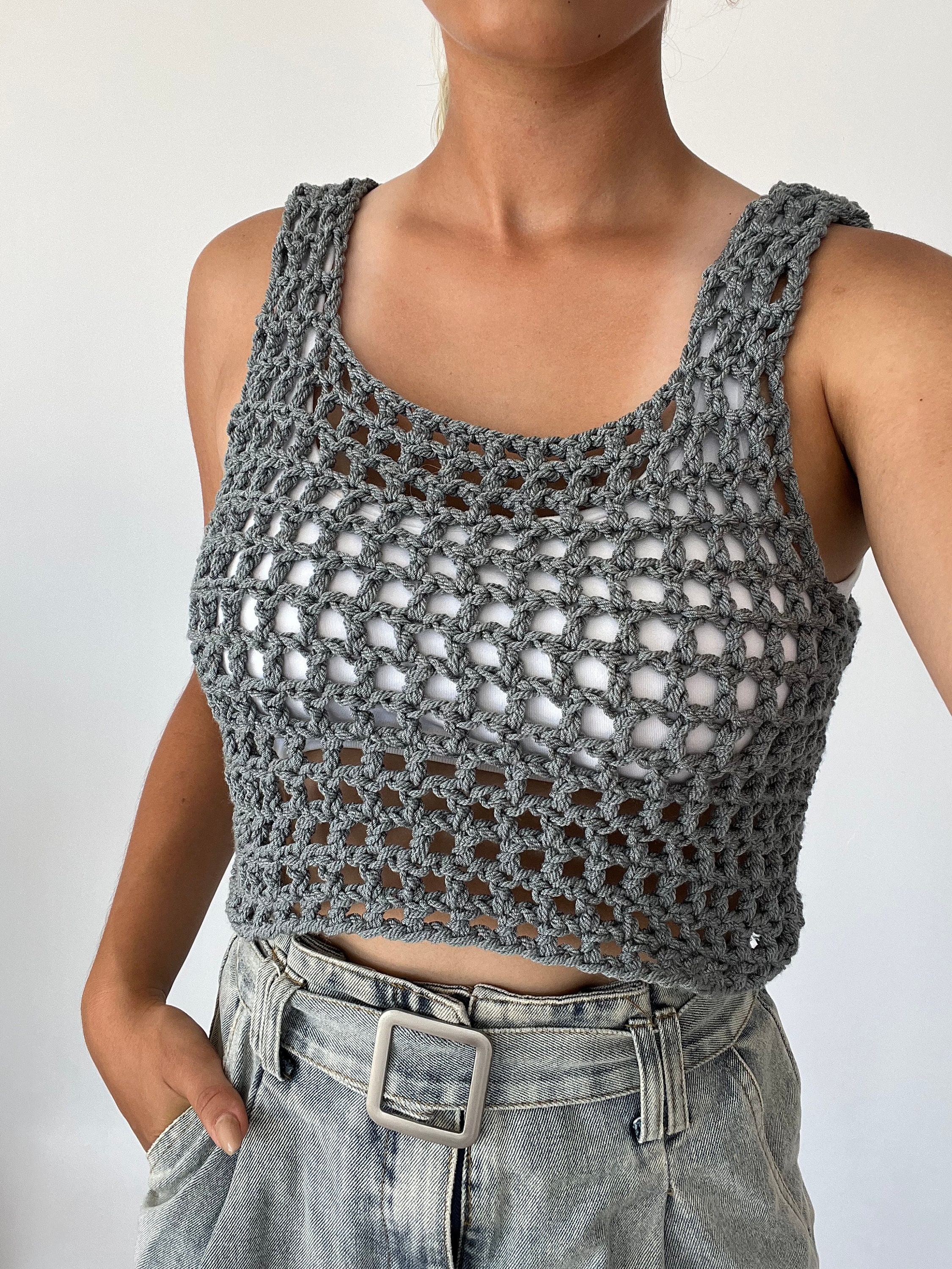 Mesh Top, Crochet Top, Top Pattern, Beginner Top, Beginner Mesh Top, Crochet Top, Top Pattern, Beginner Top, Beginner